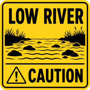 Caution-Low River